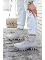 Semišové boty Trapper Tiered Světle šedá Dalles Semišové boty Trapper Tiered Světle šedá Dalles