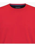 Pánské tričko s krátkým rukávem ATLANTIC - světle červené