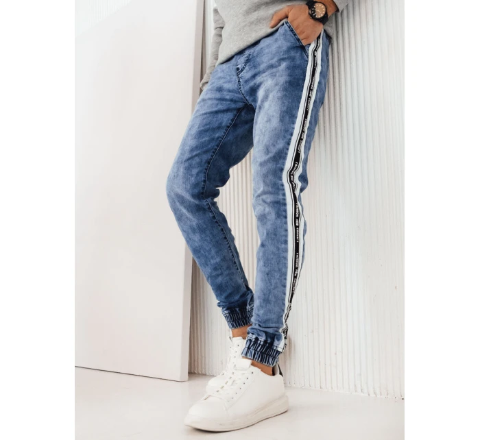 Pánské džínové kalhoty jogger modré FashionStreet UX4224