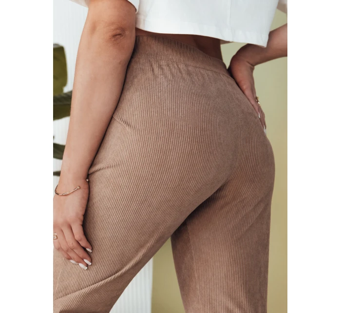 Dámské tepláky BRINAT camel FashionStreet UY2049