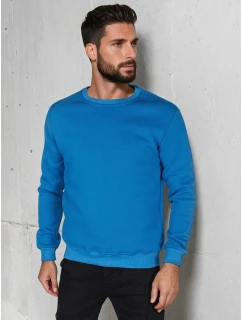 Pánská základní modrá mikina Dstreet BX5883