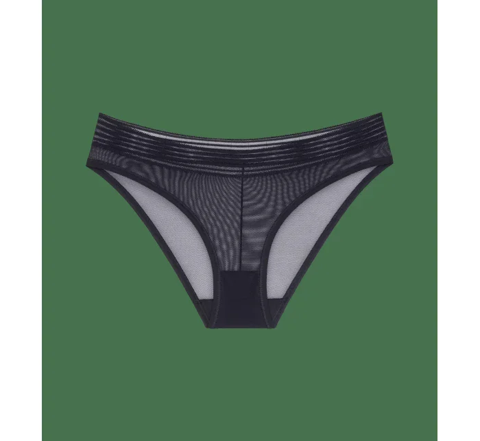 Tempting Sheer Highleg Tai - BLACK - TRIUMPH BLACK - TRIUMPH