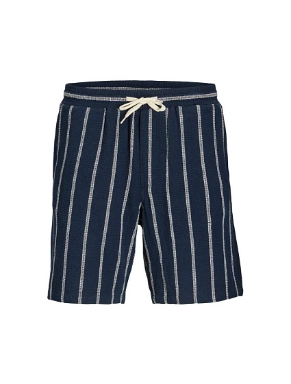 Jack&Jones pánské pruhované šortky JPSTJAIDEN COBA STRIPE JOG SHORTS REG SN SN 12274413 SKY CAPTAIN/STRIPES