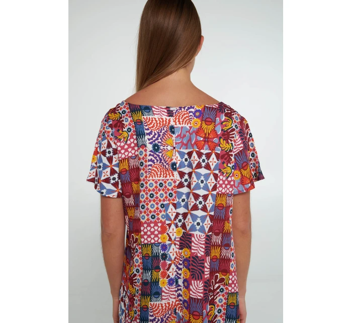 Noční košile s krátkými rukávy model 19696218 - Vamp