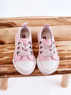 Dětské látkové tenisky BIG STAR model 21594780 Růžová - Big Star Shoes