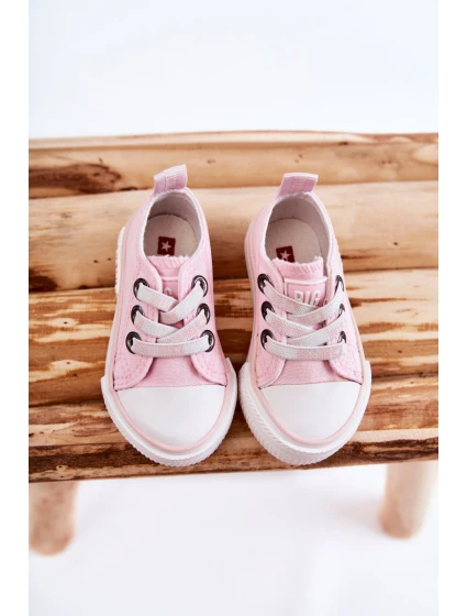 Dětské látkové tenisky BIG STAR KK374052 Růžová Dětské látkové tenisky BIG STAR KK374052 Růžová