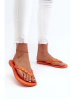 Ploché Sandály Dámské Oranžové model 21661917 - Zaxy Ploché Sandály Dámské Oranžové model 21661917 - Zaxy