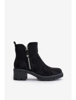 Dámské Boty S Na Podpatku Černé model 21671461 - Boto Dámské Boty S Na Podpatku Černé model 21671461 - Boto