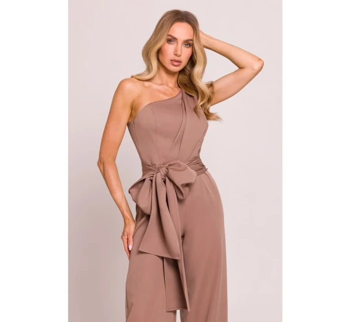 Kombinéza na jedno rameno se  mocca model 20970556 - Moe