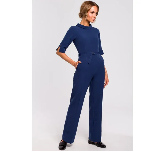 model 18002215 Kombinéza se stojáčkem tmavě modrá - Moe