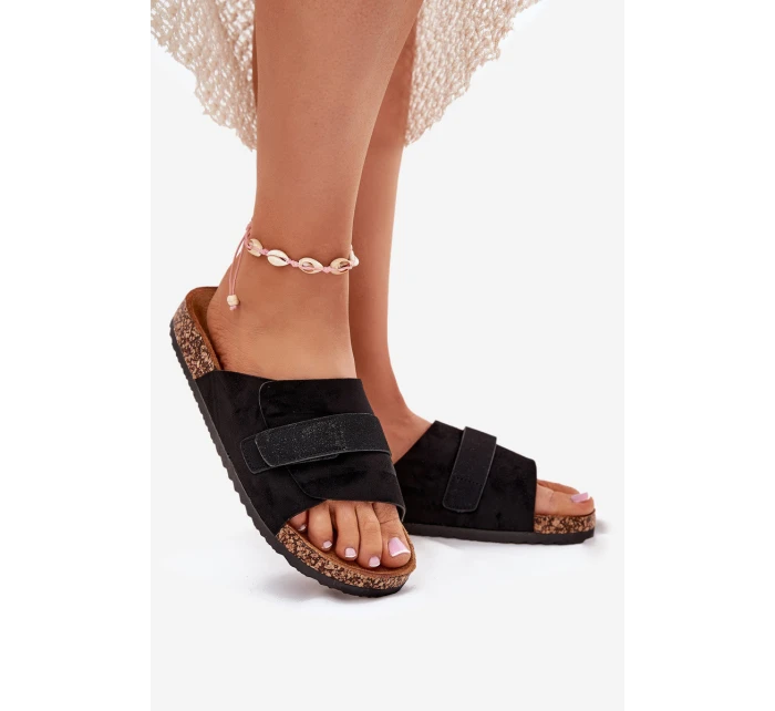 Dámské Pantofle S Na Černé model 21698977 - Boto Dámské Pantofle S Na Černé model 21698977 - Boto