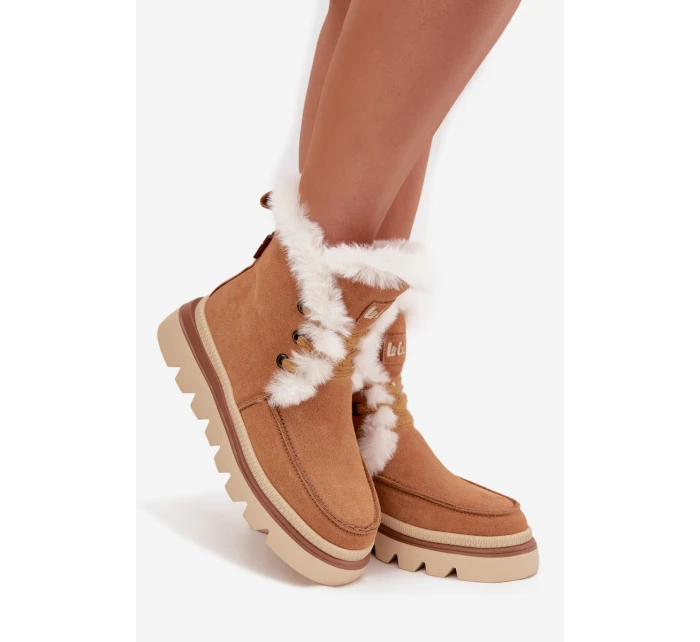 Dámské zimní boty z přírodního semiše Lee Cooper LCJ-25-01-3738 Camel Dámské zimní boty z přírodního semiše Lee Cooper LCJ-25-01-3738 Camel
