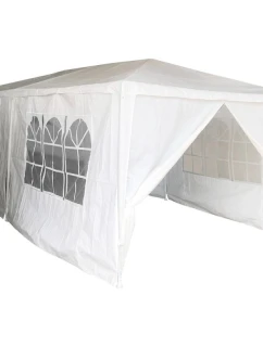 ZAHRADNÍ CATERINGOVÝ STAN PE 6x3M + 6 STĚN BÍLÝ