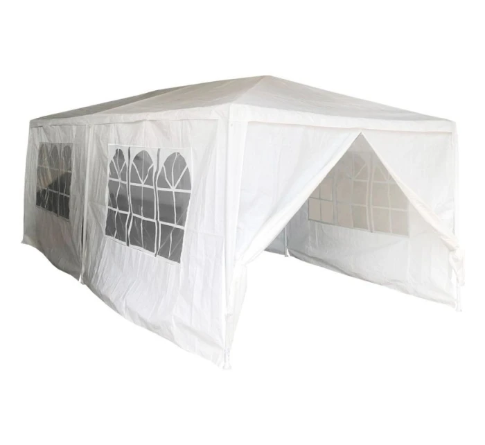 ZAHRADNÍ CATERINGOVÝ STAN PE 6x3M + 6 STĚN BÍLÝ