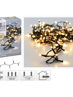 VÁNOČNÍ STROMEK SVĚTELNÝ ŘETĚZ 120 VEDL TEPLÁ BÍLÁ