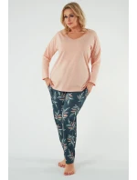 Italian Fashion Julietta long length sp. barva:lososová/potisk Italian Fashion Julietta long length sp. barva:lososová/potisk