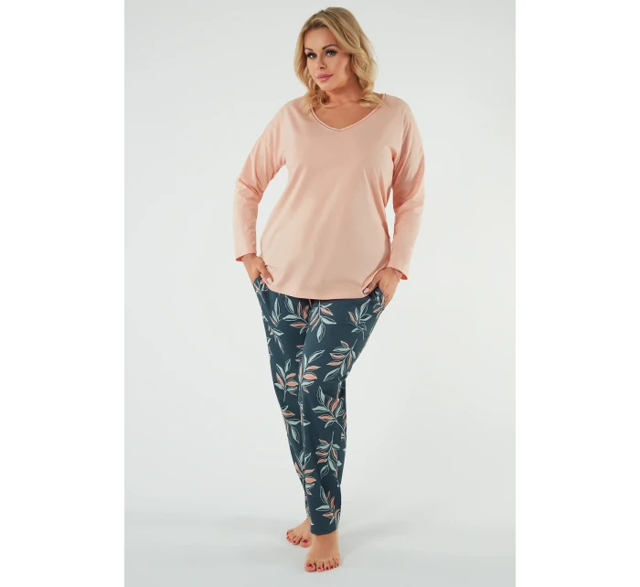 Italian Fashion Julietta long length sp. barva:lososová/potisk Italian Fashion Julietta long length sp. barva:lososová/potisk