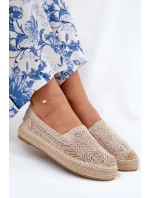 Dámské espadrilky na platformě Béžové Vinceza 17392 Dámské espadrilky na platformě Béžové Vinceza 17392
