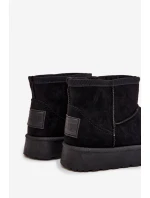 Dětské sněhule s kožíškem Big Star Černé model 21708592 - Big Star Shoes Dětské sněhule s kožíškem Big Star Černé model 21708592 - Big Star Shoes