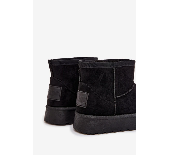 Dětské sněhule s kožíškem Big Star Černé model 21708592 - Big Star Shoes Dětské sněhule s kožíškem Big Star Černé model 21708592 - Big Star Shoes