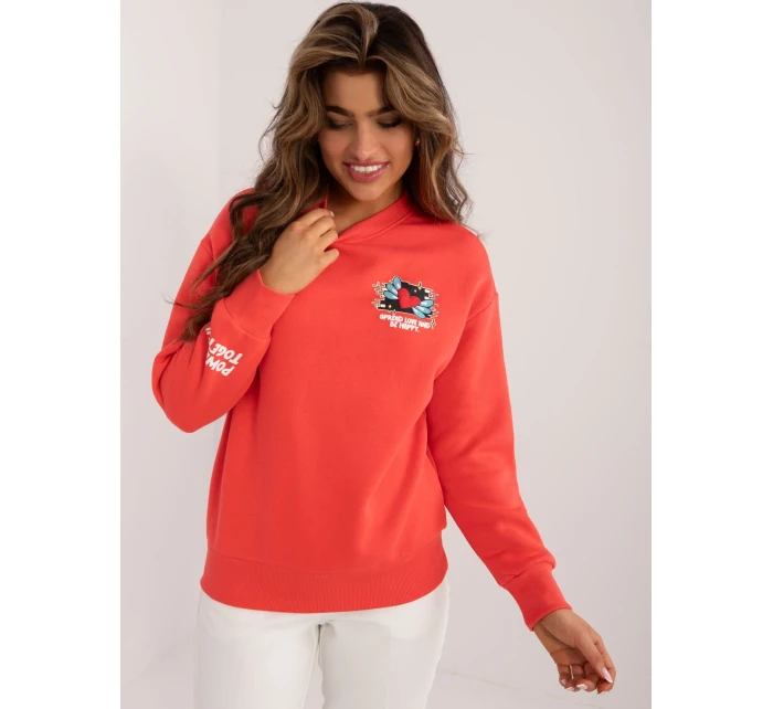 Mikina D10600T02568E coral