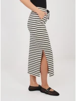 Sukně D12127M50254A světle béžová