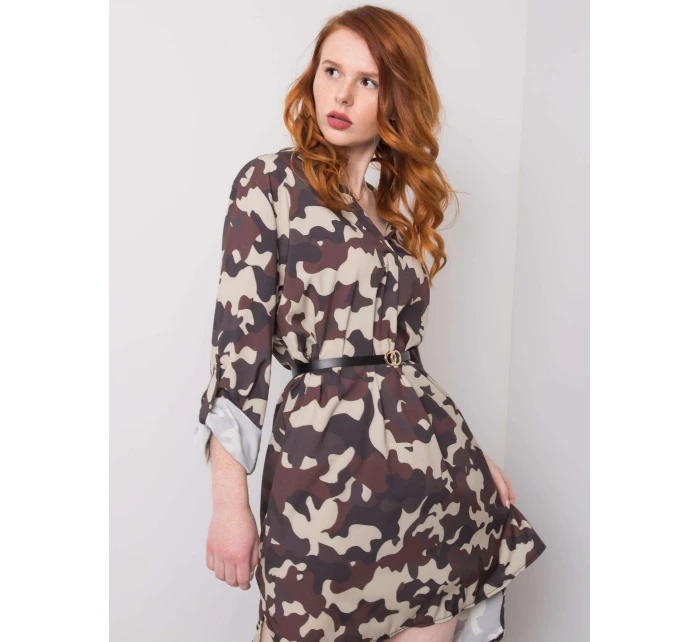 Sukienka DHJ SK model 21764468 beżowy - FPrice