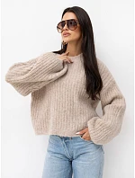 Sweter PM SW model 22334149 beżowy - FPrice Sweter PM SW model 22334149 beżowy - FPrice