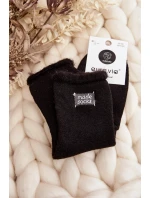 Dámské tlusté ponožky černé Dámské tlusté ponožky černé