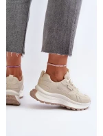 Dámské tenisky HI-POLY SYSTEM Big Star Béžová Dámské tenisky HI-POLY SYSTEM Big Star Béžová