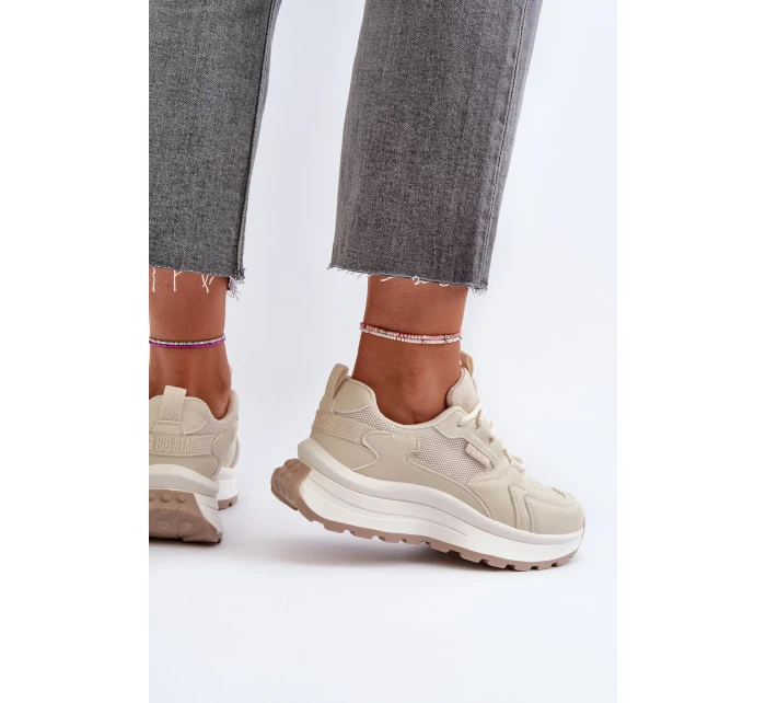 Dámské tenisky HI-POLY SYSTEM Big Star Béžová Dámské tenisky HI-POLY SYSTEM Big Star Béžová