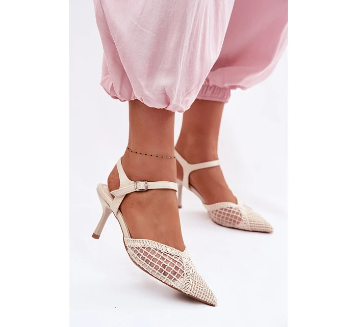 Sandály na podpatku  model 226509 Step in style