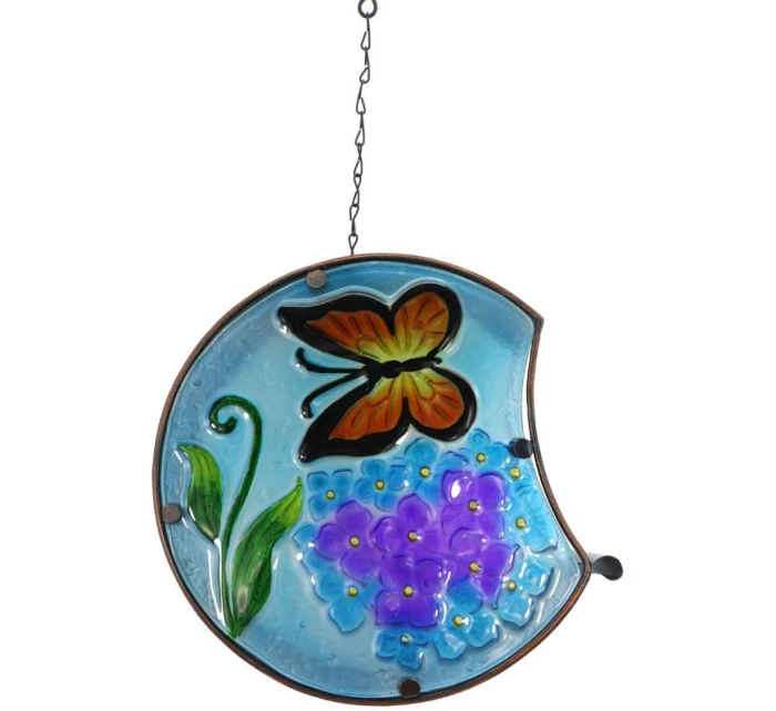 ZAHRADNÍ DEKORACE 22,5x8x22 cm Závěsný lampión na zeď