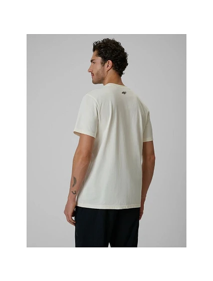 Tshirt regular z nadrukiem męski model 22551925 - 4F Tshirt regular z nadrukiem męski model 22551925 - 4F