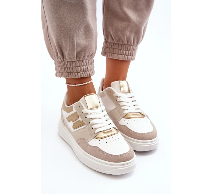 Dámské nízké tenisky béžové model 21651086 - Boto Dámské nízké tenisky béžové model 21651086 - Boto