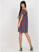 Dámské šaty D73771R30145J zelená - FPrice Dámské šaty D73771R30145J zelená - FPrice