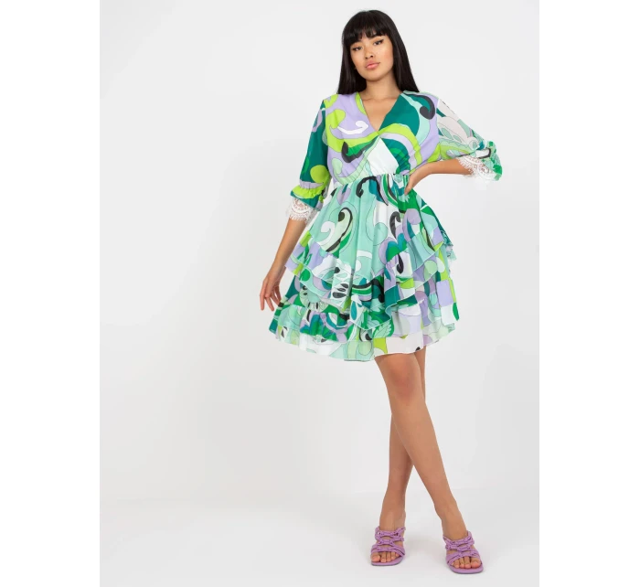 Šaty DHJ SK 0997 2.34X zelená