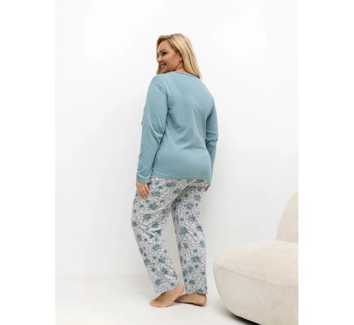 Pyžamo DU PI FP 506.56 tmavě mátové Pyžamo DU PI FP 506.56 tmavě mátové