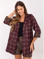 Marynarka IT MA model 21421382 bordowy - FPrice