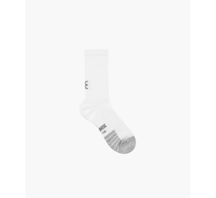 Pánské ponožky standardní délky ATLANTIC - bílé/šedé