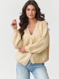 Svetr na zapínání  model 217372 Makadamia