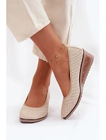 Polobotky na podpatku model 226086 Step in style Polobotky na podpatku model 226086 Step in style