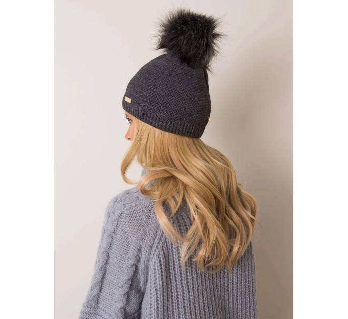 Dámská čepice.69 tmavě šedá