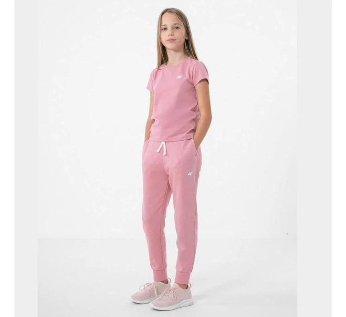 Dívčí tepláky Jr HJZ22-JSPDD001 56S - 4F