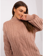 Sweter AT SW 2367 1.35P ciemny różowy
