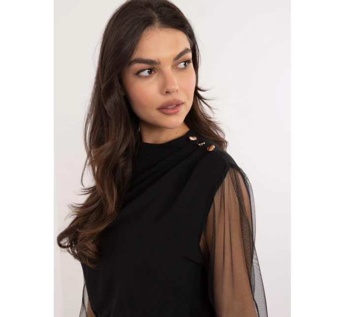 Bluzka MI BZ model 20619240 czarny - FPrice Bluzka MI BZ model 20619240 czarny - FPrice