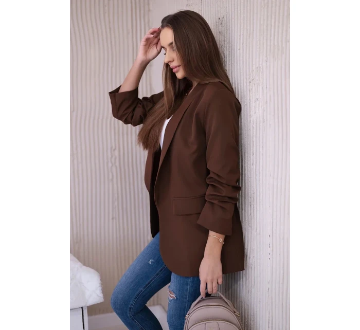 Bunda s klopou elegantní čokoláda