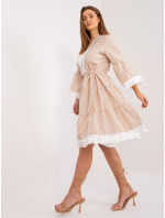 Sukienka LK SK 509606.70 beżowy