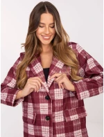 Marynarka MI MA model 21441053 bordowy - FPrice Marynarka MI MA model 21441053 bordowy - FPrice