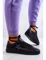 Dámské kožené tenisky Big Star - černé Dámské kožené tenisky Big Star - černé